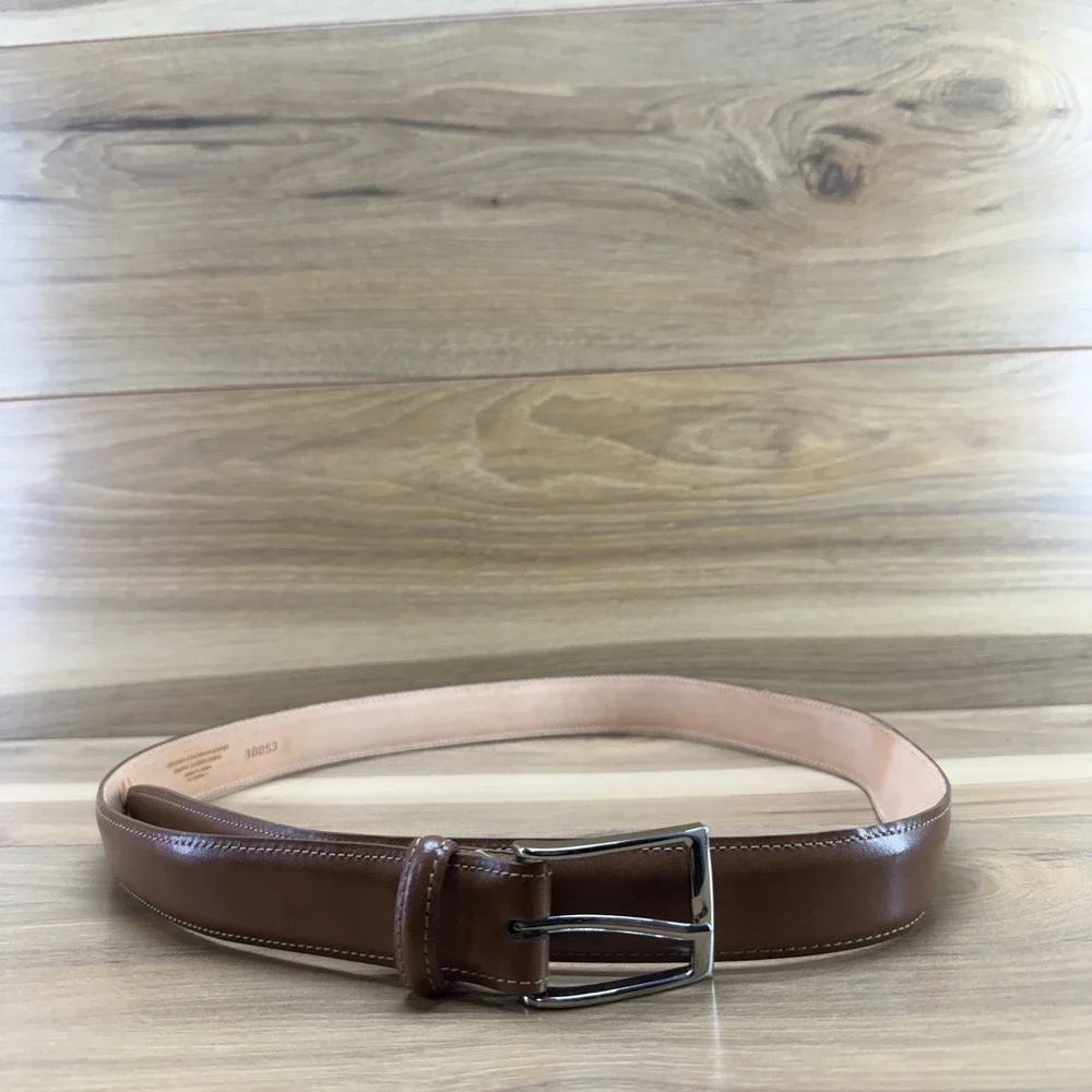 Martin Dingman Mens Belt Size 40/100 Genuine Coachman Leather Business Dress